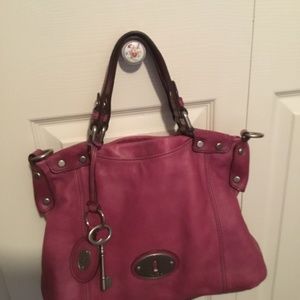 Fossil leather purse